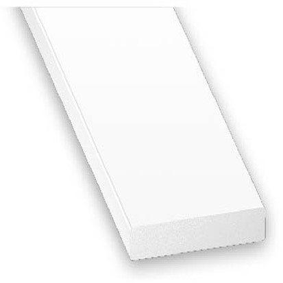 Plat PVC 19x3 1m Blanc - CQFD