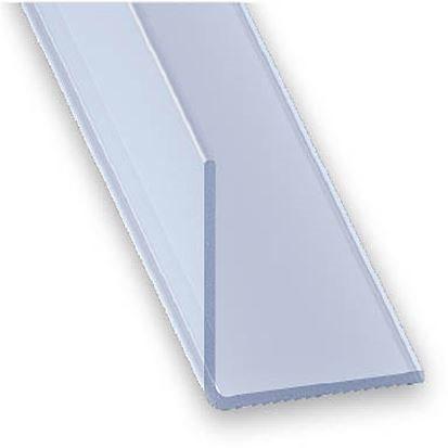 Cornière pvc transparent 20x20-2m60