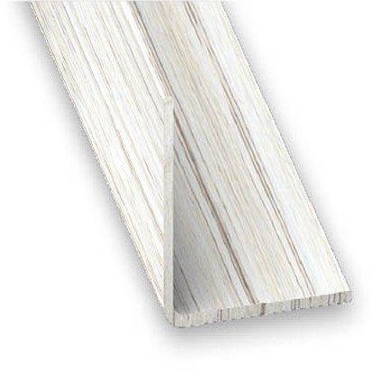 Cornière PVC 20x20mm 2,60m Blanc 