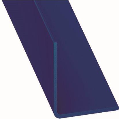 Corniere pvc bleu marine laque 20x20mm - 2,60m