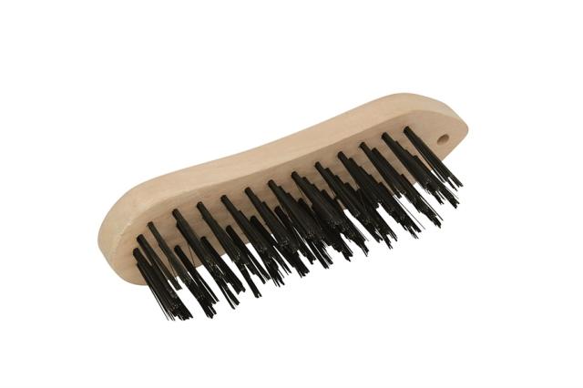 Brosse métallique violon 5 rangs rigide