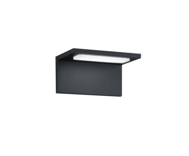 Applique murale d''extérieur Trave Anthracite H.8cm - TRIO