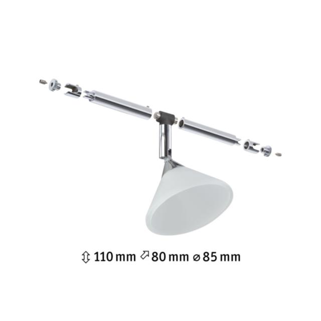 Spot sur câble Colmar Extension 10W GU4 12V Chromé