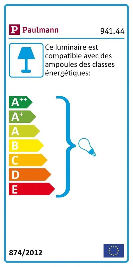 4 spots sur câble Cardan LED GU5.3 10W Chromé