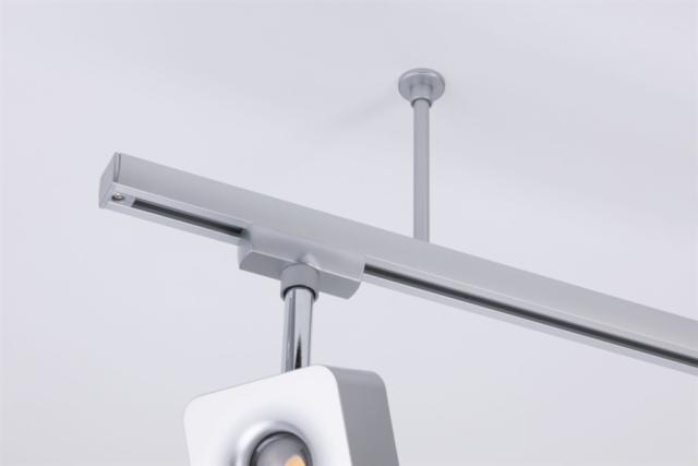 Luminaire sur rail Urail Support Tubes Light&Easy 105mm Chromé Mat 