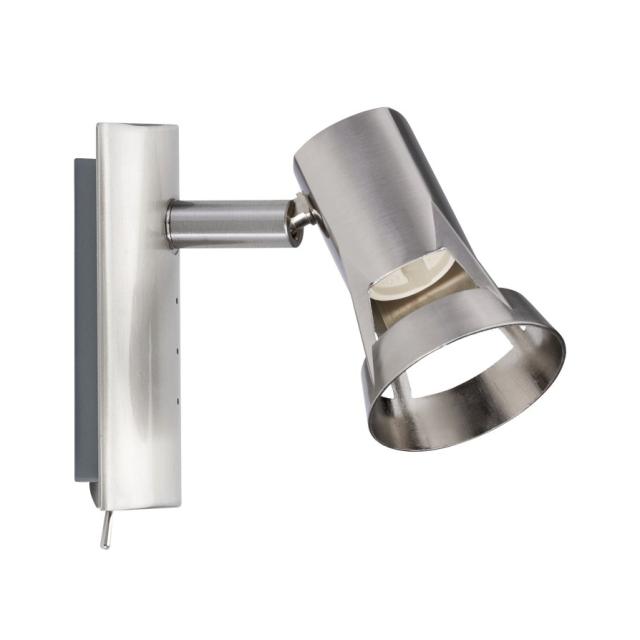 Spot Teja max.1x10W GU10 Nickel satiné 230V Métal