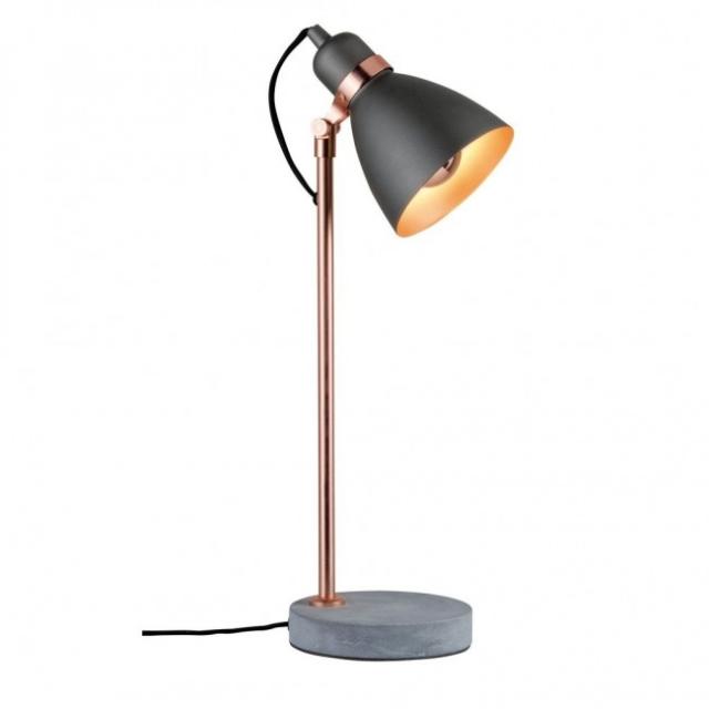 Lampe table orm 1x20w e27 230v gris