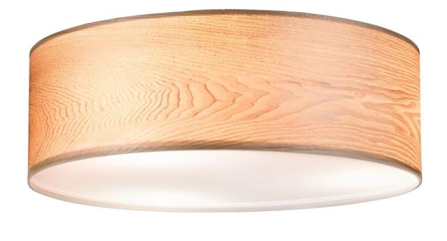 Plafonnier Liska E27 max3x20W 450mm Métal bois foncé 230V