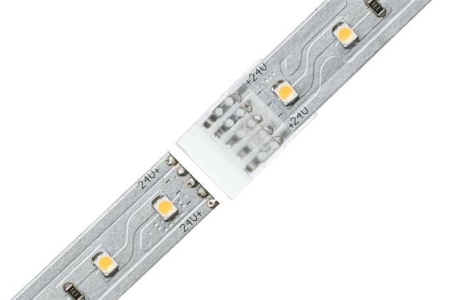 Profilé MaxLED Clip-To-Clip 2 Entrées Blanc 
