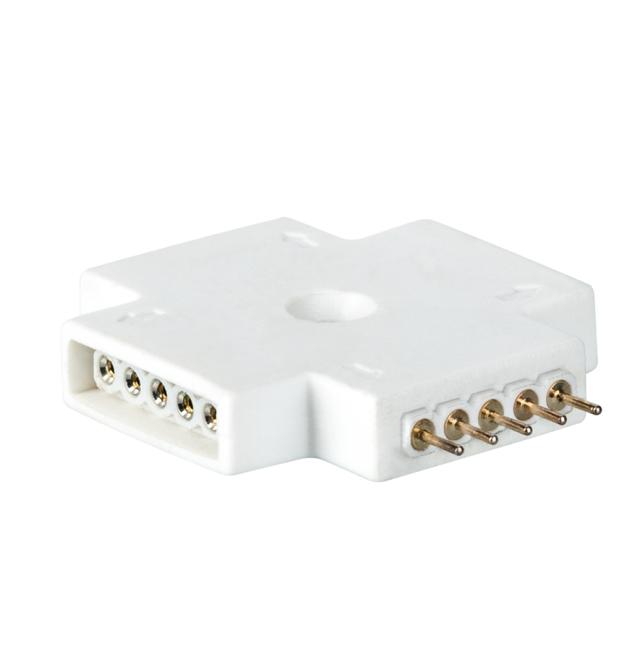 Profilé MaxLED Clip-To-Clip 2 Entrées Blanc 