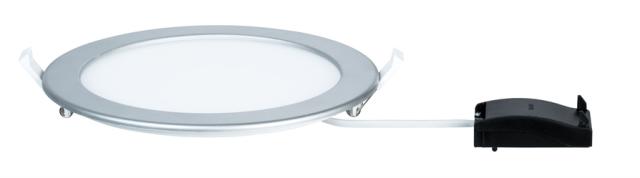 Panneau LED encastré rond 18W IP44 2200mm - chrome