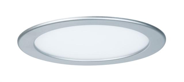 Panneau LED encastré rond 18W IP44 2200mm - chrome