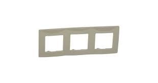 Plaque triple 71 taupe