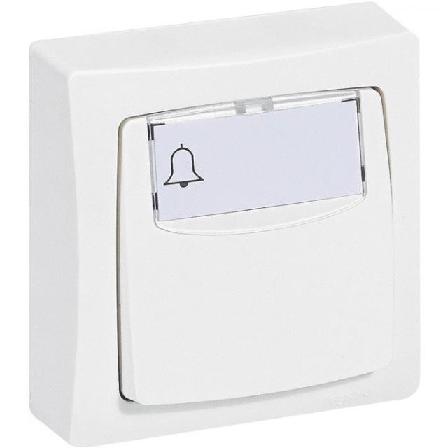 POUSSOIR PORTE ETIQUETTE ASL BLANC