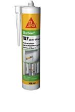 Mastic plastique 107 joints et fissures- Blanc - 300 ml - SIKA SEAL