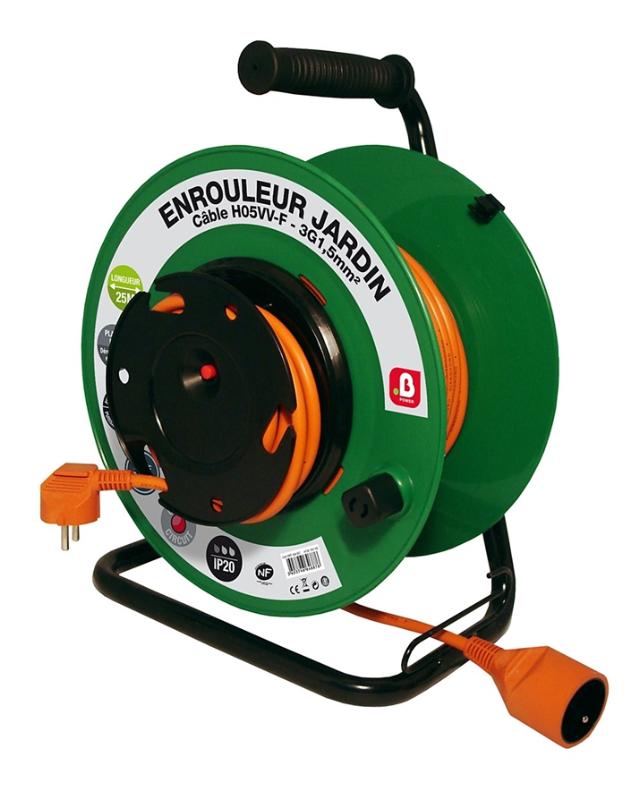 enrouleur jardin ho5vv-f 3g1.5 - MR BRICOLAGE