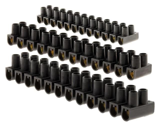 5 barrettes 3x 6mm²+2x 10mm² noires  - ZENITECH