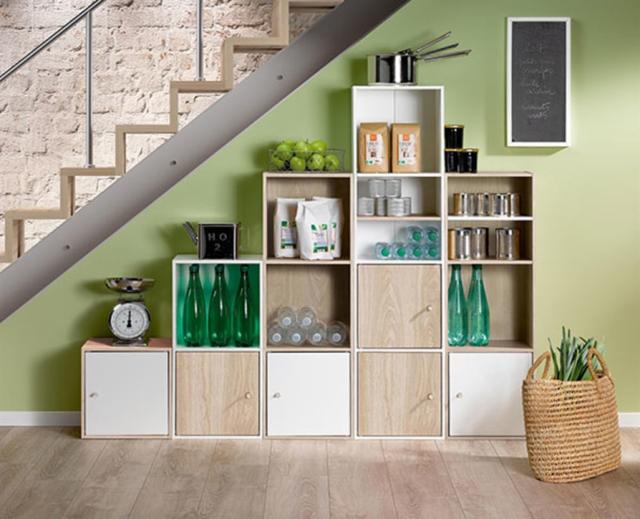 Étagère 1 Case Chêne sans porte - L33,7*H34,9*P35 - ALSAPAN