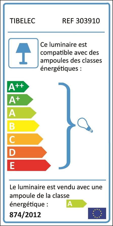 Réglette Extérieure Tube Fluo 18W 60cm  - TIBELEC