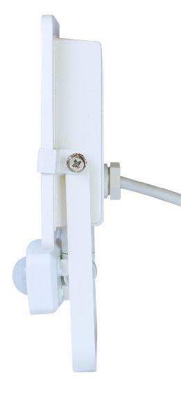 TIBELEC Projecteur LED ONE 10W blanc avec détecteur