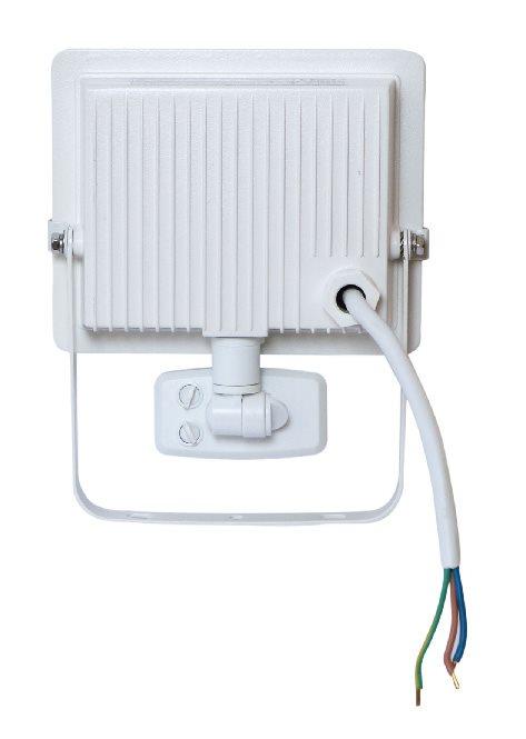 TIBELEC Projecteur LED ONE 10W blanc avec détecteur