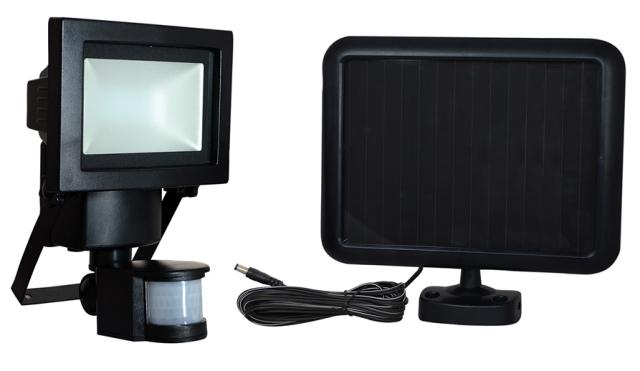 projecteur solaire noir 56 leds - TIBELEC