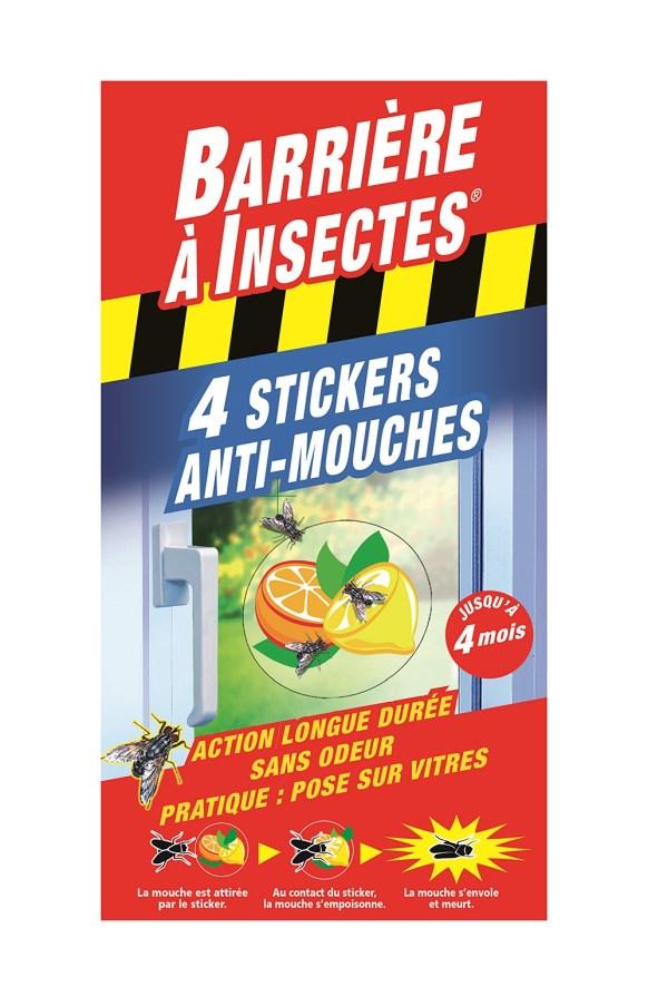 Stickers Anti-Mouches Vitres 4 stickers