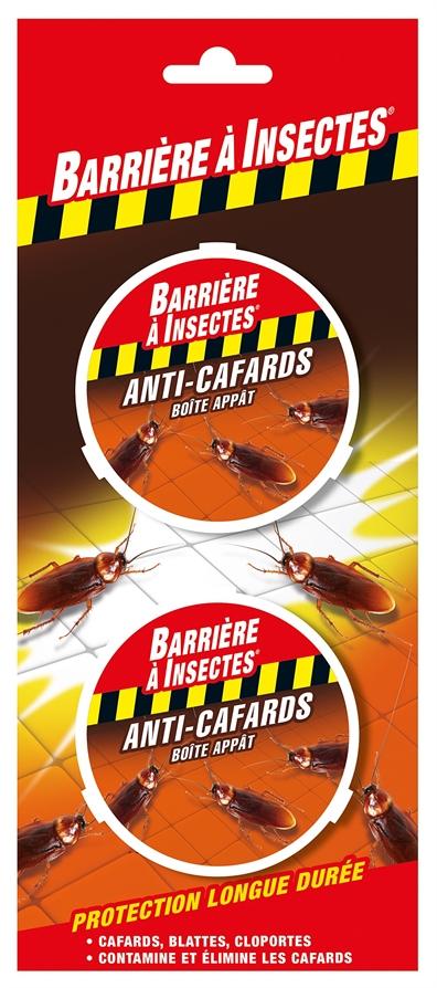 Anti-Cafards Cloportes - Boîtes appât 2x3gr