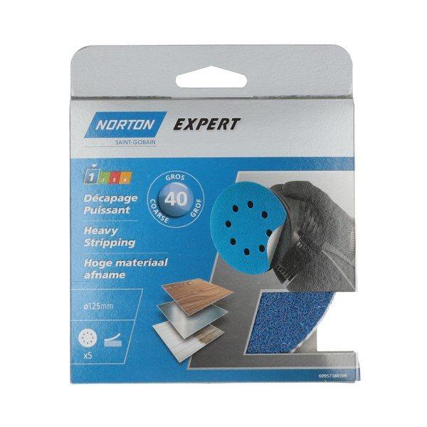 DISQUE ABRASIF D125 G40 X5