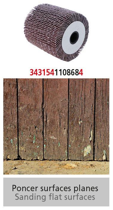 BROSSE A LAMELLES DIM:120X100MM POUR RENOVATEUR