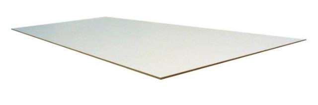 panneau mdf 3 mm laqué blanc une face - SUP BOIS