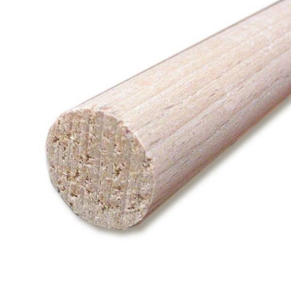 Tourillon lisse  6 x 6 mm - hêtre 