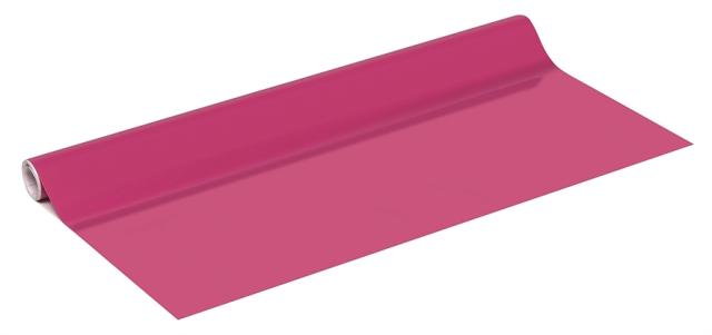 Adhésif décoratif Uni brillant magenta 2mX0.45m