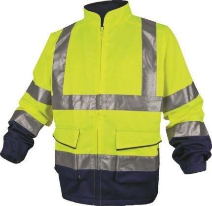 Veste HV Polycoton Jaune/Bleu - Taille L