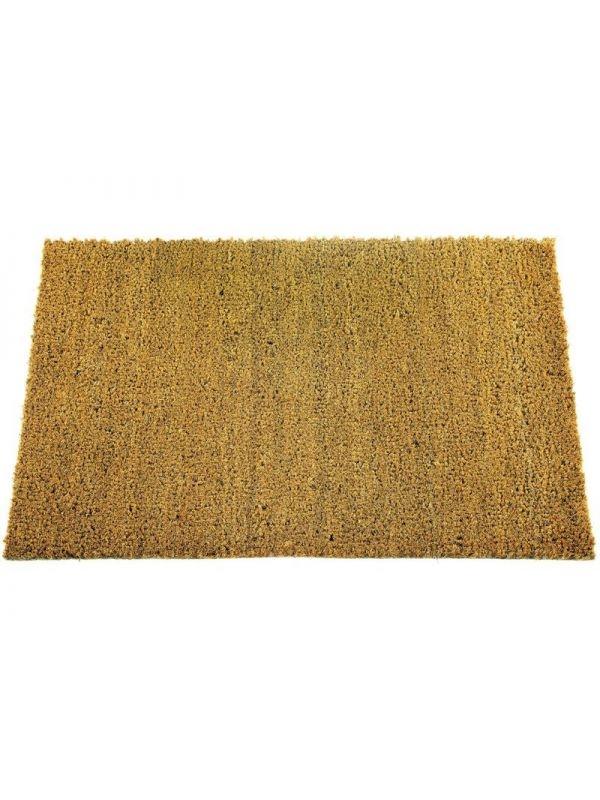 Tapis coco nat. uni pvc 40x60cm ep.15mm