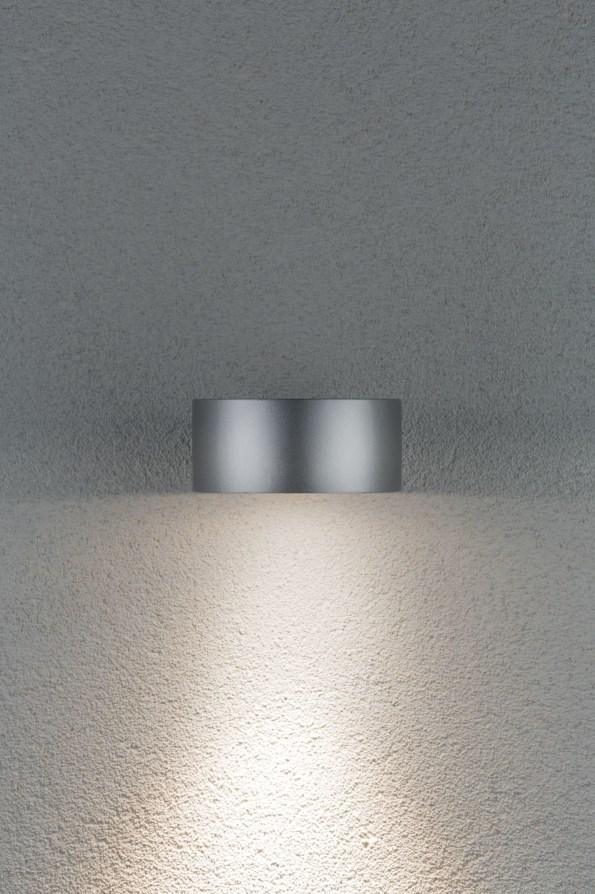Outdoor House Cone IP44 580lm 3000K 230V 30-90° Arg Anthracite Alu Acrylique