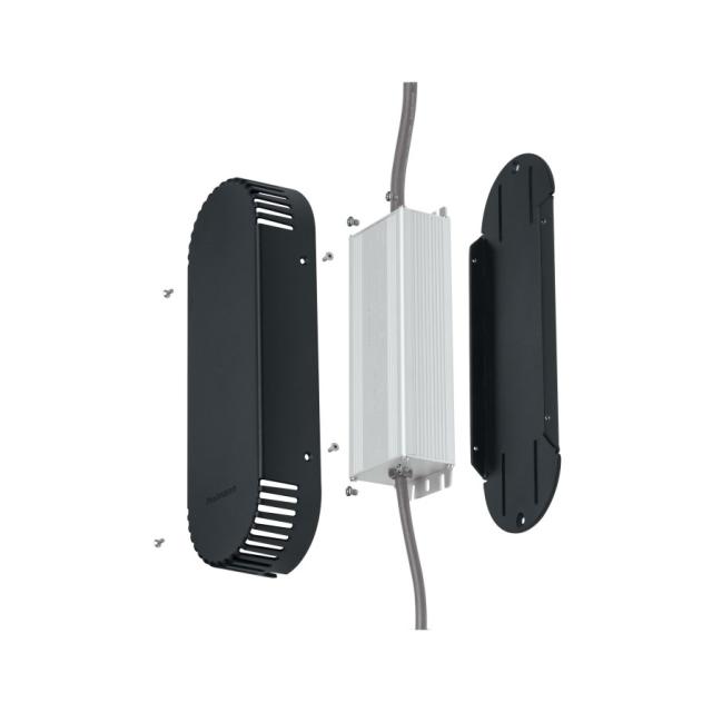 Extérieur Plug&Shine Cache transfo plastique anthracite 260mm