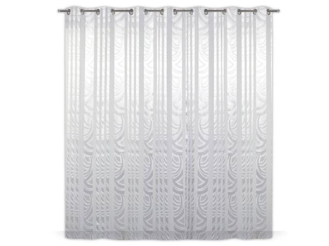 Voilage xxl 280x240cm 14 oeil actuel blanc