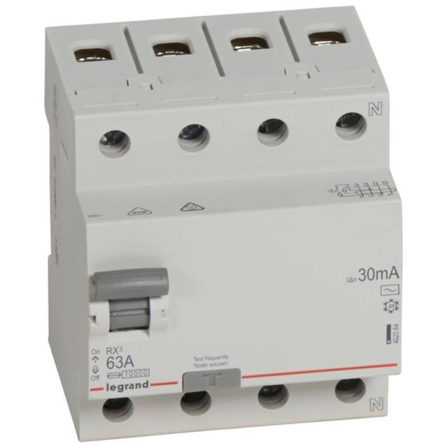 RX3 ID 4PD 63A AC 30MA