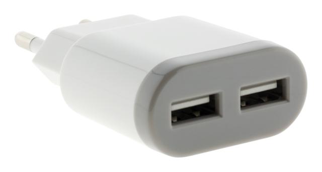 Chargeur à 2 prises usb 2,4a