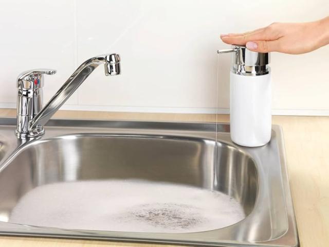 DISTRIBUTEUR DE SAVON SILO BLANC