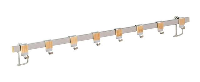 Barre de crédence Premium 60cm 8 crochets - WENKO