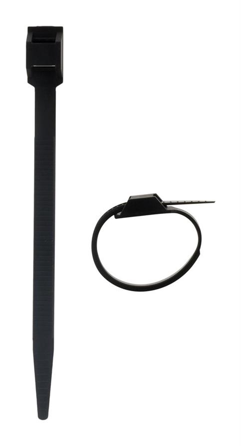 50 colliers de câblage 6x114mm noir  - ZENITECH