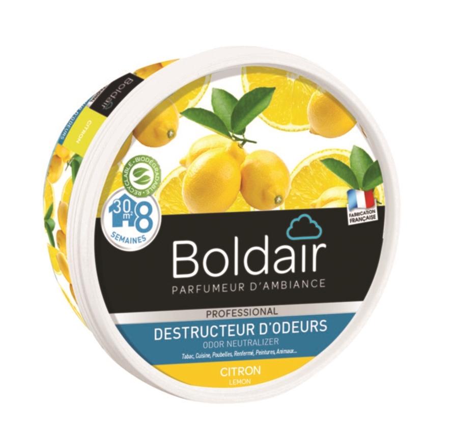 Gel Destructeur d''Odeurs Citron 300gr - BOLDAIR