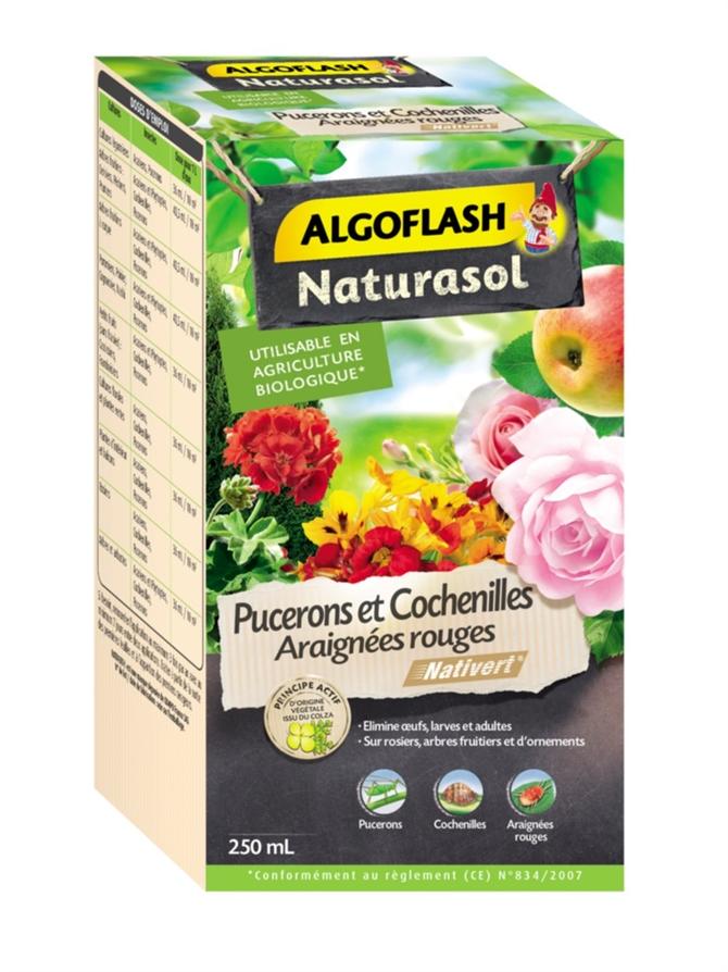 Insecticide Pucerons, Cochenilles, Araignées Rouges 250ml
