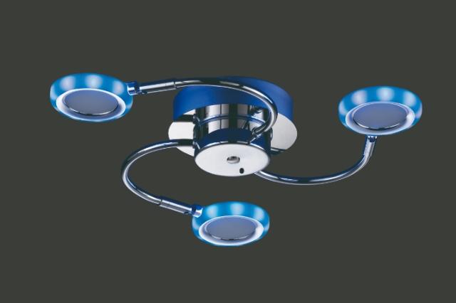 TURNER Plafonnier incl. 3x SMD LED, 4,2W · 3x 400lm, 3000K - TRIO
