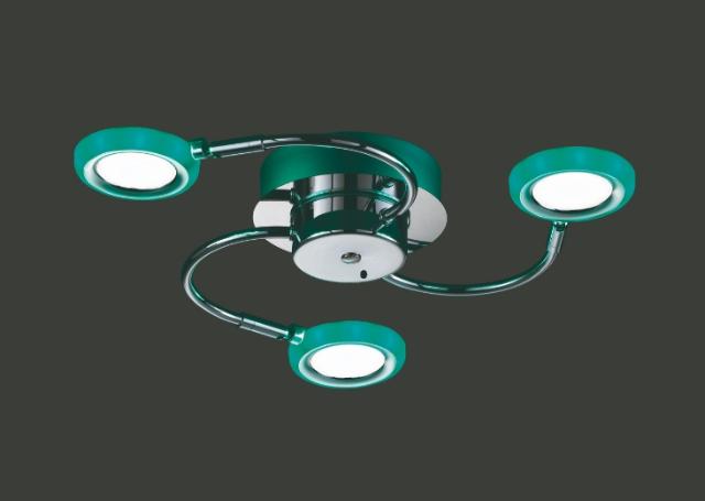 TURNER Plafonnier incl. 3x SMD LED, 4,2W · 3x 400lm, 3000K - TRIO