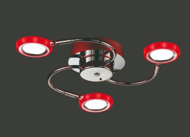 TURNER Plafonnier incl. 3x SMD LED, 4,2W · 3x 400lm, 3000K - TRIO
