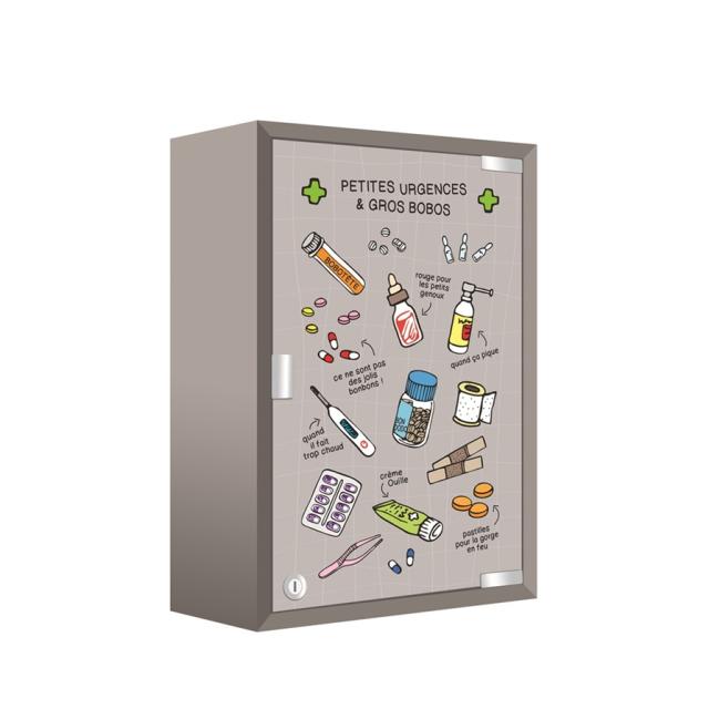 Armoire à pharmacie Petites urgences 45x30 cm