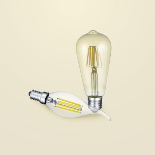 KOLBEN Ampoules E27 LED, 6W · 600lm, 2700K - TRIO